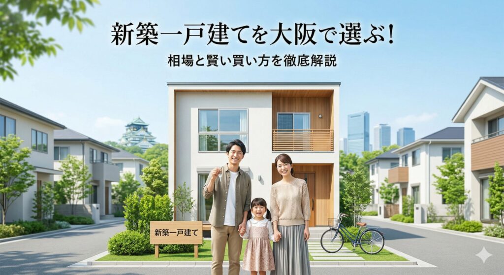 新築一戸建てを大阪で選ぶ！相場と賢い買い方を徹底解説