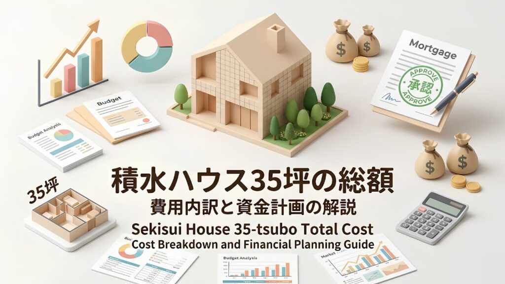積水ハウス35坪の総額はいくら？費用内訳と安くするコツ