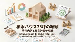 積水ハウス35坪の総額はいくら？費用内訳と安くするコツ